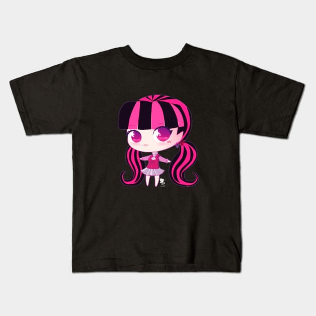 vampire girl Kids T-Shirt by lezettern